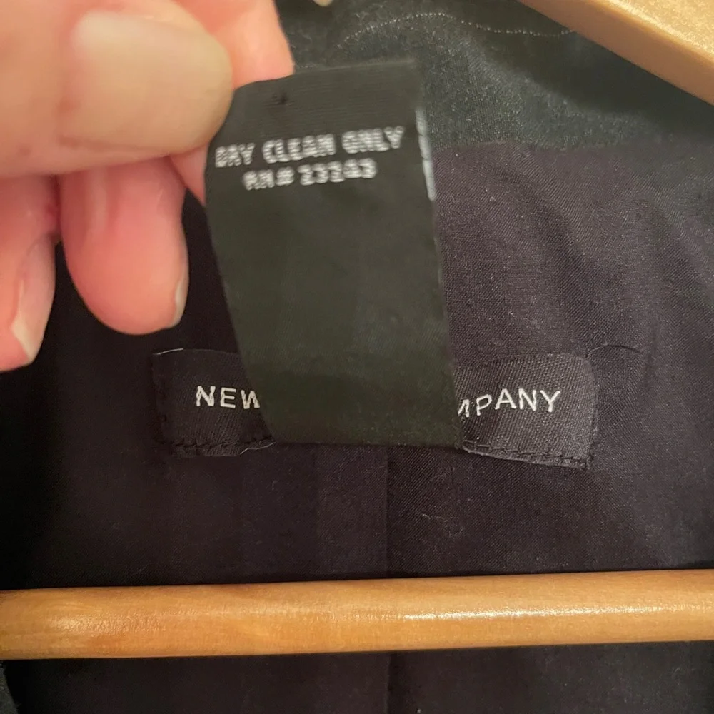 New York & Company Pinstripe Blazer | Metallic‎ Stripe | Size 14